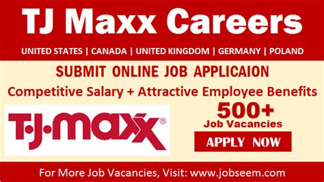 tjmaxx tjx com jobs|tjx canada jobs apply online.